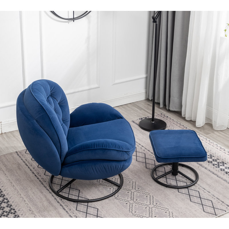 Mercury Row® Myler Upholstered Swivel Accent Chair & Reviews Wayfair